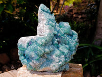 Natural XL Green Fluorite Cluster Specimen x 1 From Mandrosonoro, Madagascar
