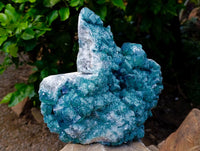 Natural XL Green Fluorite Cluster Specimen x 1 From Mandrosonoro, Madagascar