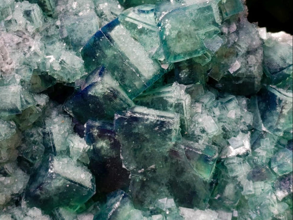Natural XL Green Fluorite Cluster Specimen x 1 From Mandrosonoro, Madagascar