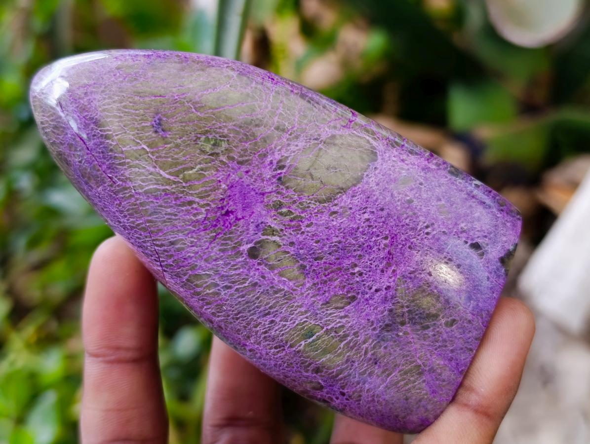 Polished Stichtite Standing Free Forms x 2 From Barberton, South Africa