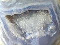 Polished Blue Lace Agate Standing Free Forms x 2 From Nsanje, Malawi