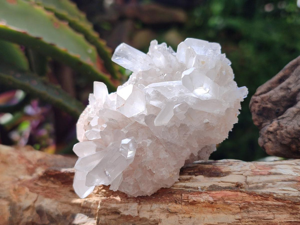 Natural Mixed Quartz Crystal Clusters x 12 From Madagascar