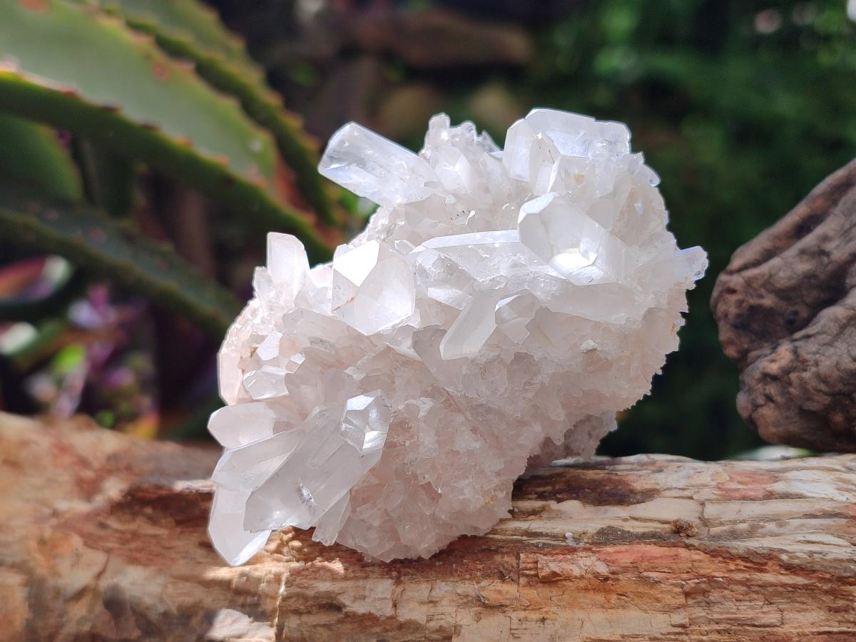 Natural Mixed Quartz Crystal Clusters x 12 From Madagascar
