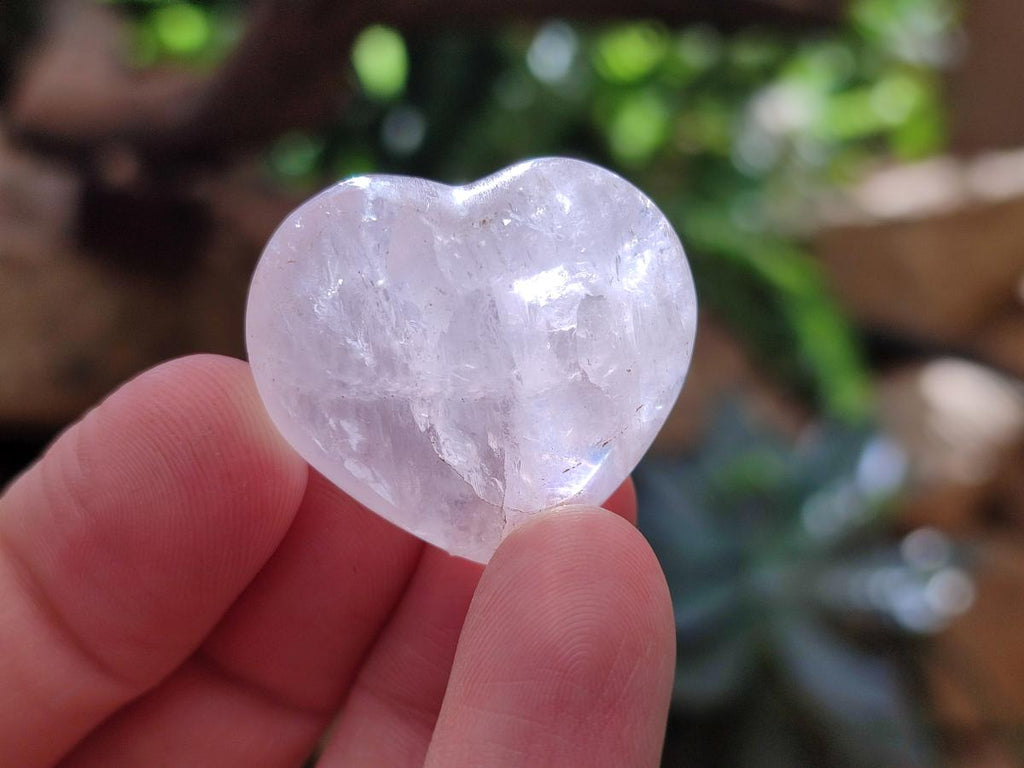Polished Mini Rose Quartz Hearts x 35 From Madagascar
