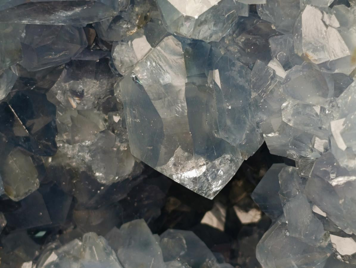 Natural XXXL Blue Celestite Geode Specimen x 1 From Sakoany, Madagascar