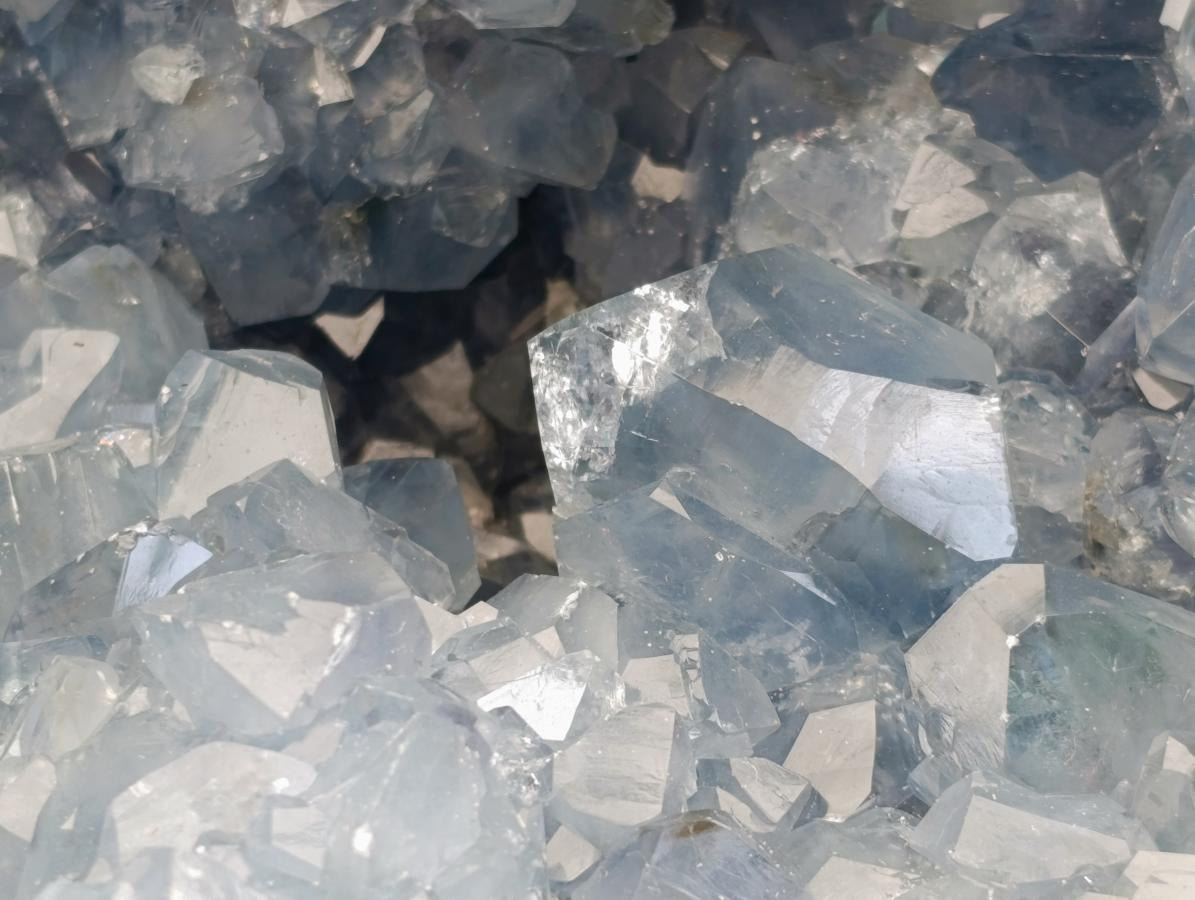 Natural XXXL Blue Celestite Geode Specimen x 1 From Sakoany, Madagascar
