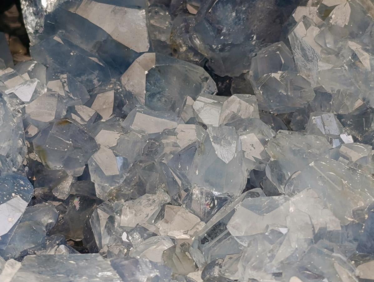 Natural XXXL Blue Celestite Geode Specimen x 1 From Sakoany, Madagascar