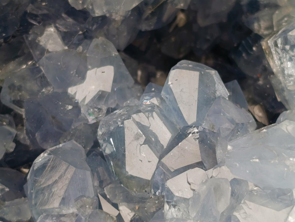 Natural XXXL Blue Celestite Geode Specimen x 1 From Sakoany, Madagascar