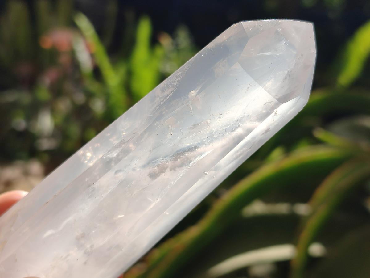 Polished Girasol Pearl Quartz Crystals x 4 From Ambatondrazaka, Madagascar