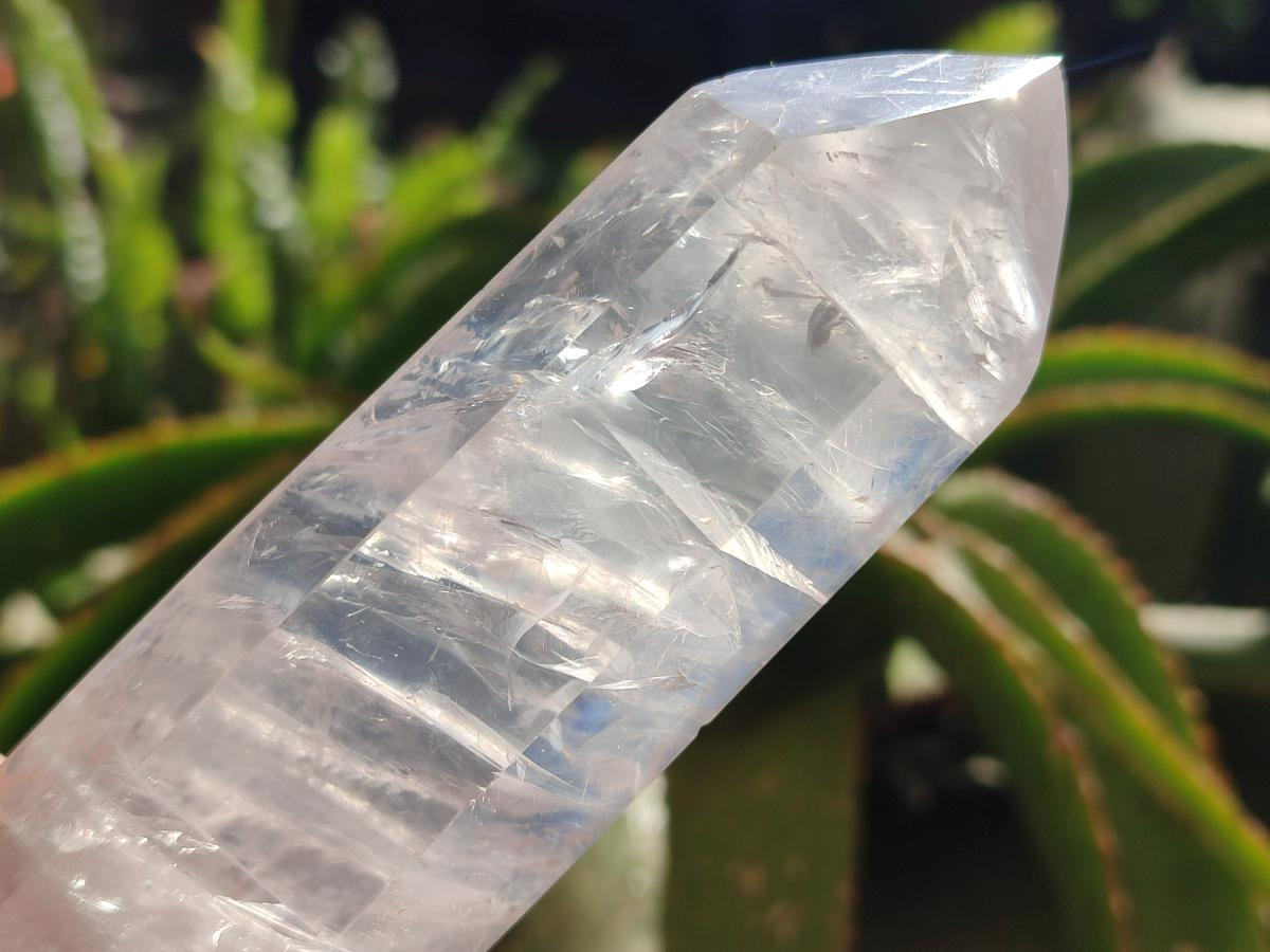 Polished Girasol Pearl Quartz Crystals x 4 From Ambatondrazaka, Madagascar