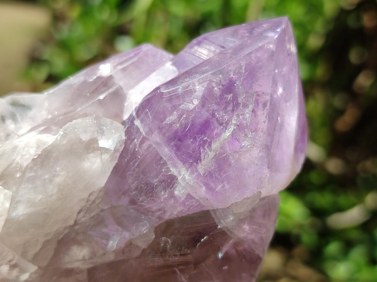 Polished Jacaranda Amethyst Crystals and Clusters x 8 From Mumbwa, Zambia