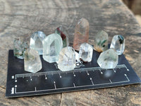 Polished Chlorite Quartz Moss Crystals x 110 From Mandoto, Madagascar