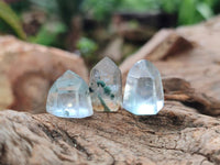 Polished Chlorite Quartz Moss Crystals x 110 From Mandoto, Madagascar