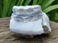 Natural Blue Lace Agate Crystalline Specimens x 3 From Namibia