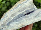 Natural Blue Lace Agate Crystalline Specimens x 3 From Namibia - Toprock Gemstones and Minerals 