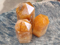 Polished Golden Healer Quartz Crystals x 3 From Ambatofinandrahana, Madagascar