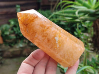 Polished Golden Healer Quartz Crystals x 3 From Ambatofinandrahana, Madagascar