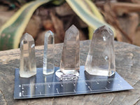 Polished Clear Smokey Citrine Window Quartz Crystals x 41 From Madagascar