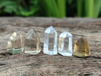 Polished Clear Smokey Citrine Window Quartz Crystals x 41 From Madagascar