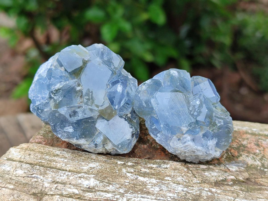 Natural Blue Celestite Specimens x 41 From Sakoany, Madagascar - Toprock Gemstones and Minerals 