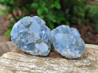 Natural Blue Celestite Specimens x 41 From Sakoany, Madagascar