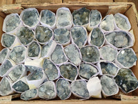 Natural Blue Celestite Specimens x 41 From Sakoany, Madagascar