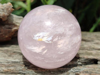 Polished Star Rose Quartz Spheres x 6 From Madagascar