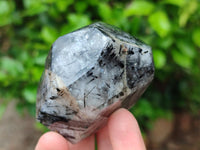 Polished Tourmalinated Quartz Crystals x 3 From Madagascar