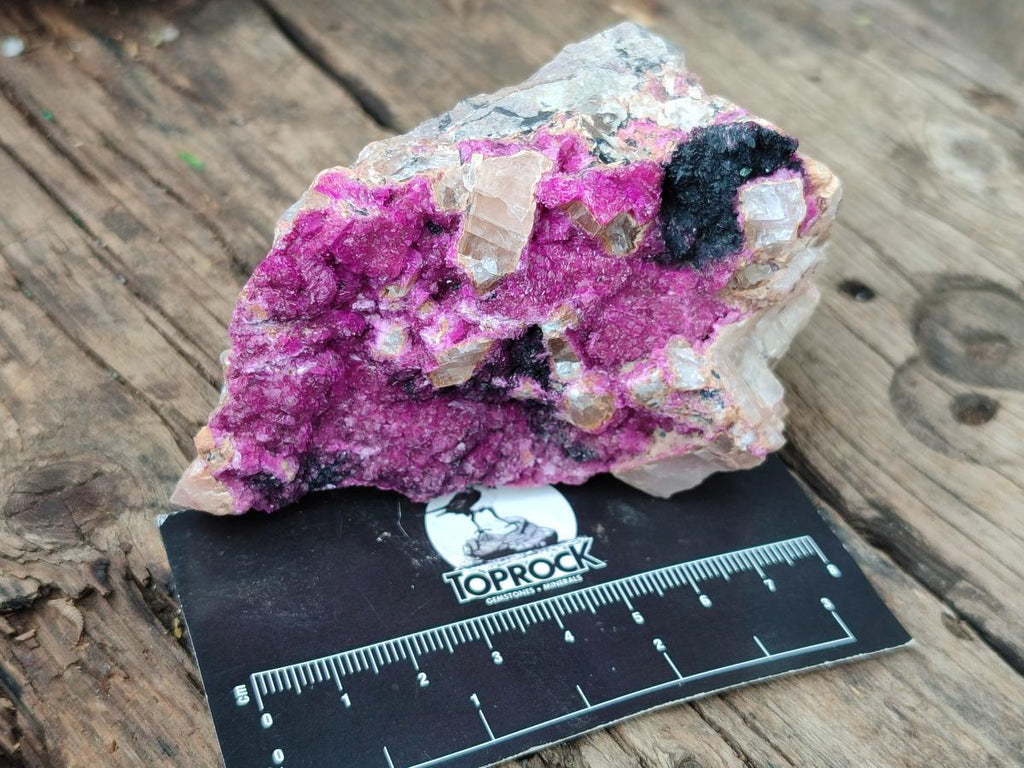 Natural Salrose Cobaltion Dolomite With Heterogenite Specimens x 4 From Kakanda, Congo