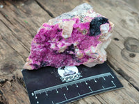 Natural Salrose Cobaltion Dolomite With Heterogenite Specimens x 4 From Kakanda, Congo