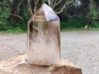 Polished Mixed Smokey Quartz Crystals x 3 From Madagascar