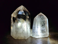 Polished Mixed Smokey Quartz Crystals x 3 From Madagascar