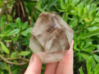 Polished Mixed Smokey Quartz Crystals x 3 From Madagascar