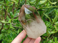 Polished Mixed Smokey Quartz Crystals x 3 From Madagascar