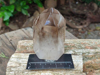 Polished Mixed Smokey Quartz Crystals x 3 From Madagascar