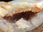 Polished Agate with Amethyst Geode x 1 From Maintirano, Madagascar