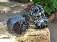 Natural Schorl Black Tourmaline Specimens x 13 From Erongo, Namibia