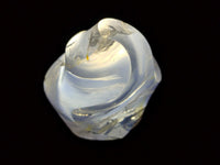 Polished Rock Crystal Flames x 2 From Amoron’i Mania Madagascar