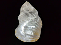 Polished Rock Crystal Flames x 2 From Amoron’i Mania Madagascar