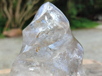 Polished Rock Crystal Flames x 2 From Amoron’i Mania Madagascar