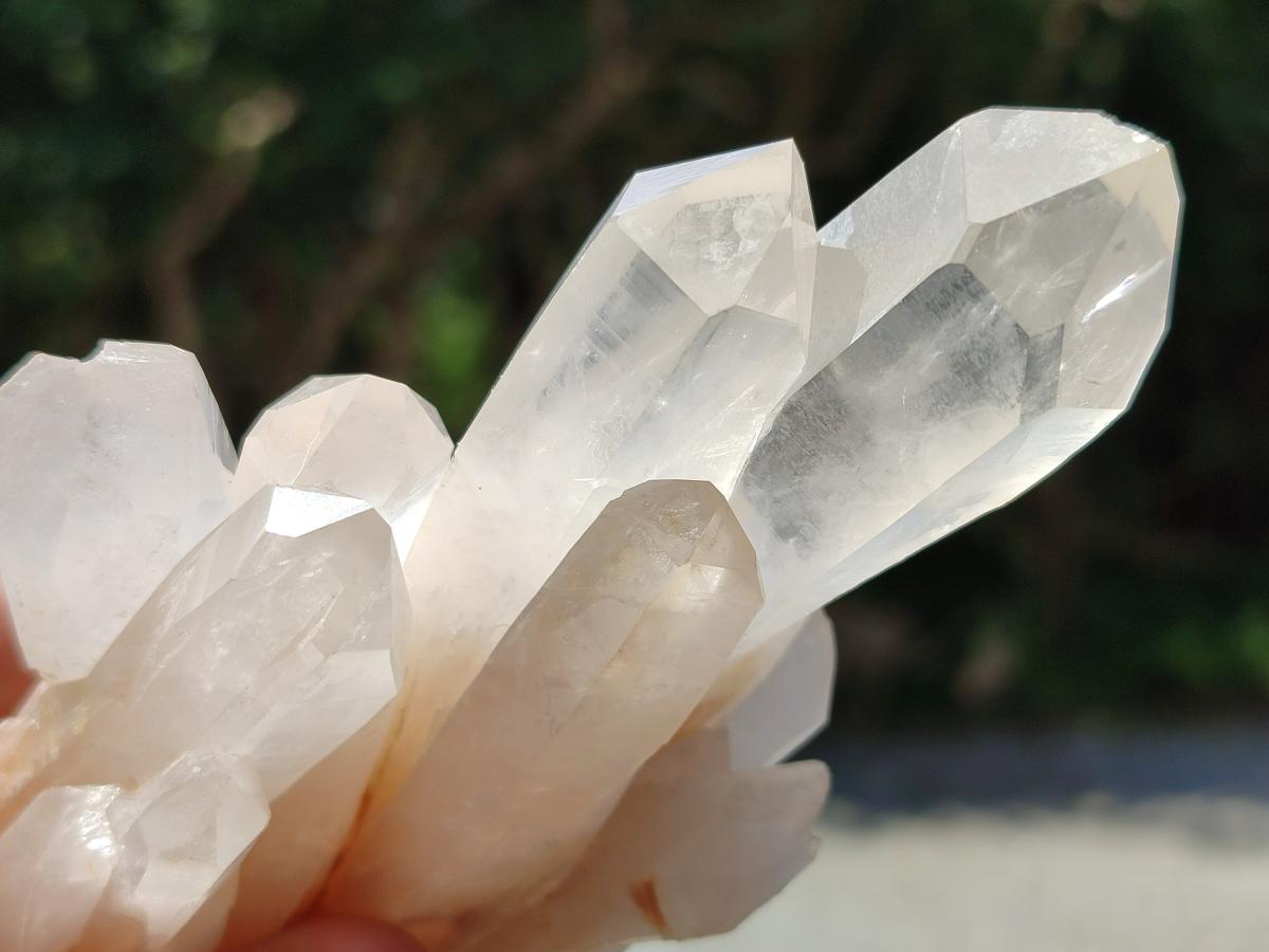 Natural Mixed Quartz Crystal Clusters x 12 From Madagascar