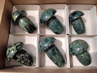 Polished Stromatolite Mushrooms x 6 From Katsepy, Madagascar