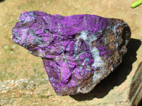 Natural Metallic Cobbed Purpurite Specimens x 6 From Erongo, Namibia