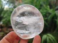 Polished Rock Crystal Standing Free Forms x 7  From Amoron’i Mania Madagascar