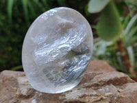 Polished Rock Crystal Standing Free Forms x 7  From Amoron’i Mania Madagascar