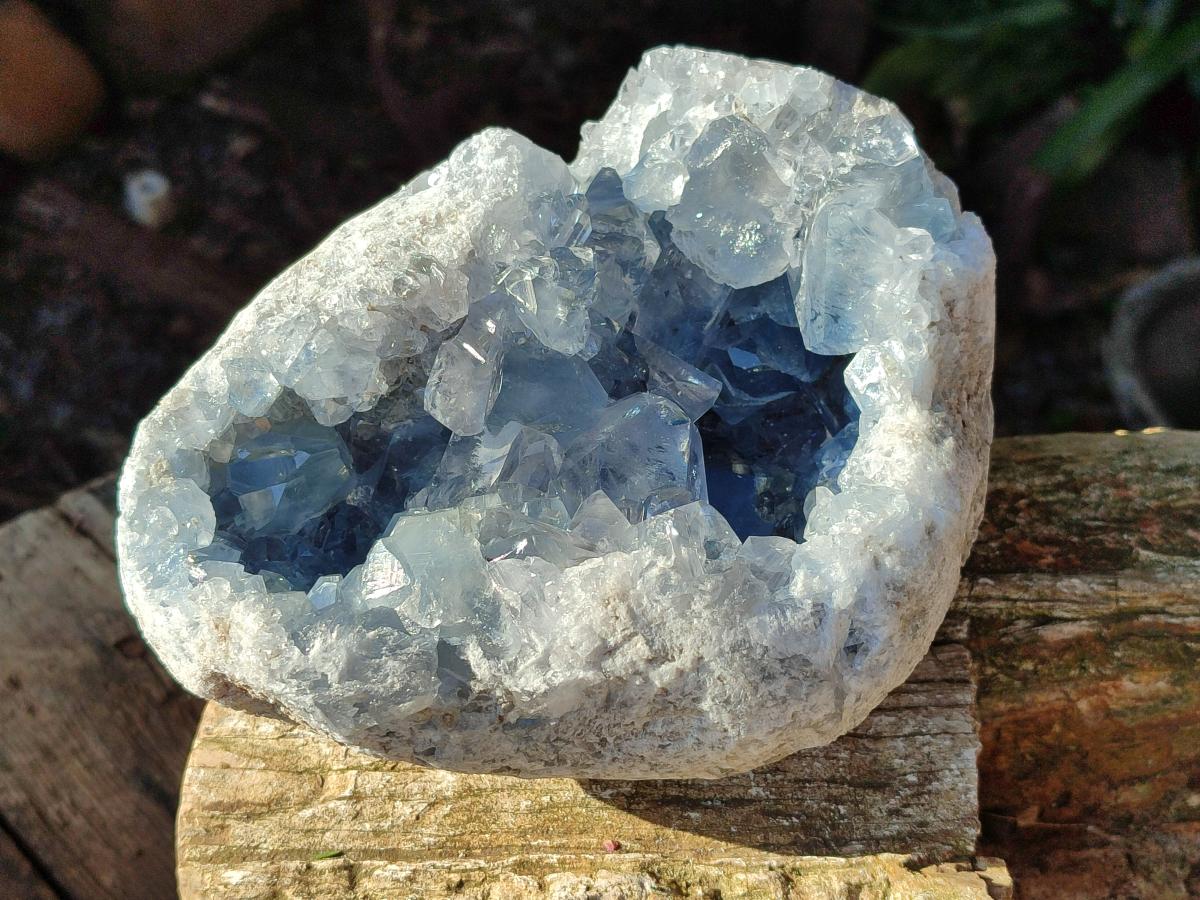 Natural Blue Celestite Geode Specimen x 1 From Sakoany, Madagascar