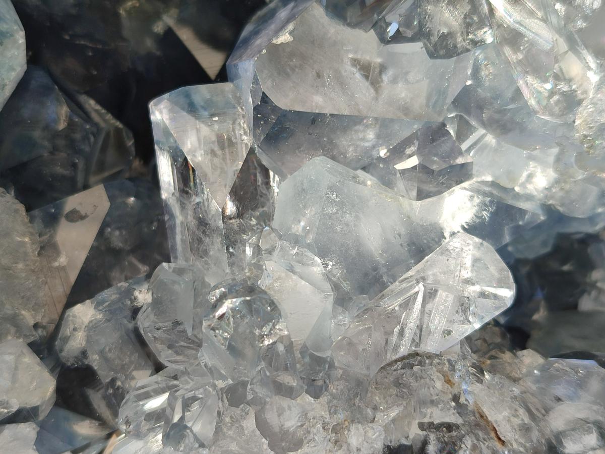Natural Blue Celestite Geode Specimen x 1 From Sakoany, Madagascar