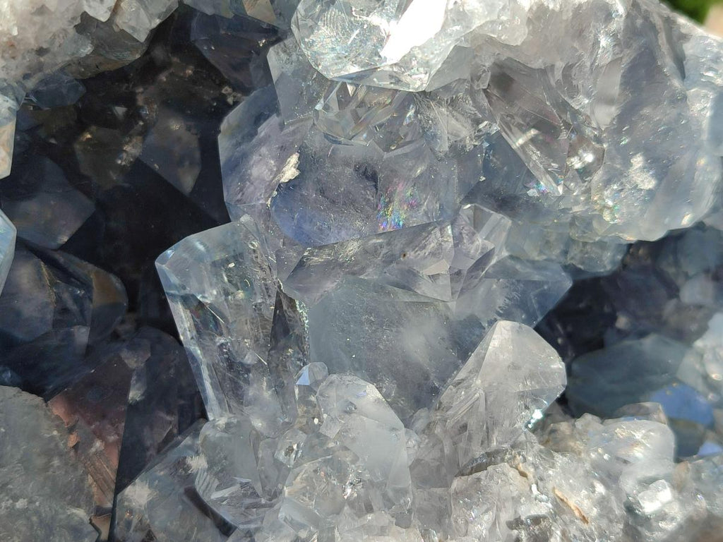 Natural Blue Celestite Geode Specimen x 1 From Sakoany, Madagascar