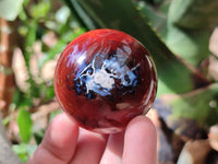 Polished Carnelian Agate Gemstone Spheres x 12 From Madagascar