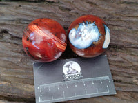 Polished Carnelian Agate Gemstone Spheres x 12 From Madagascar